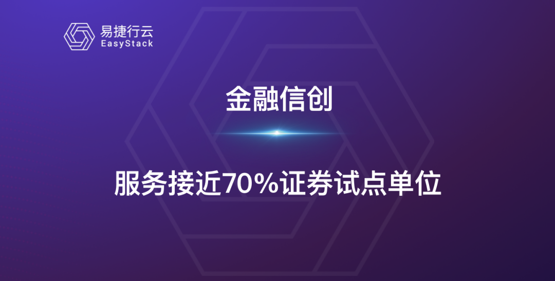 金融信创｜Stack服务接近70%证券试点单位